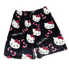 Black hello kitty pyjama shorts
