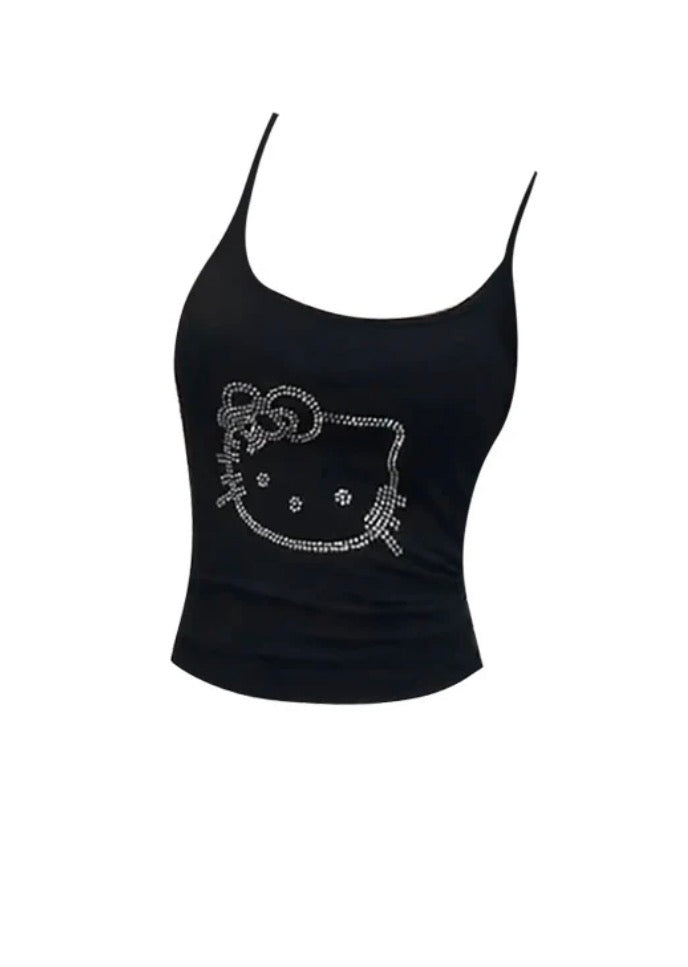 Hello Kitty Rhinestone Tank Top