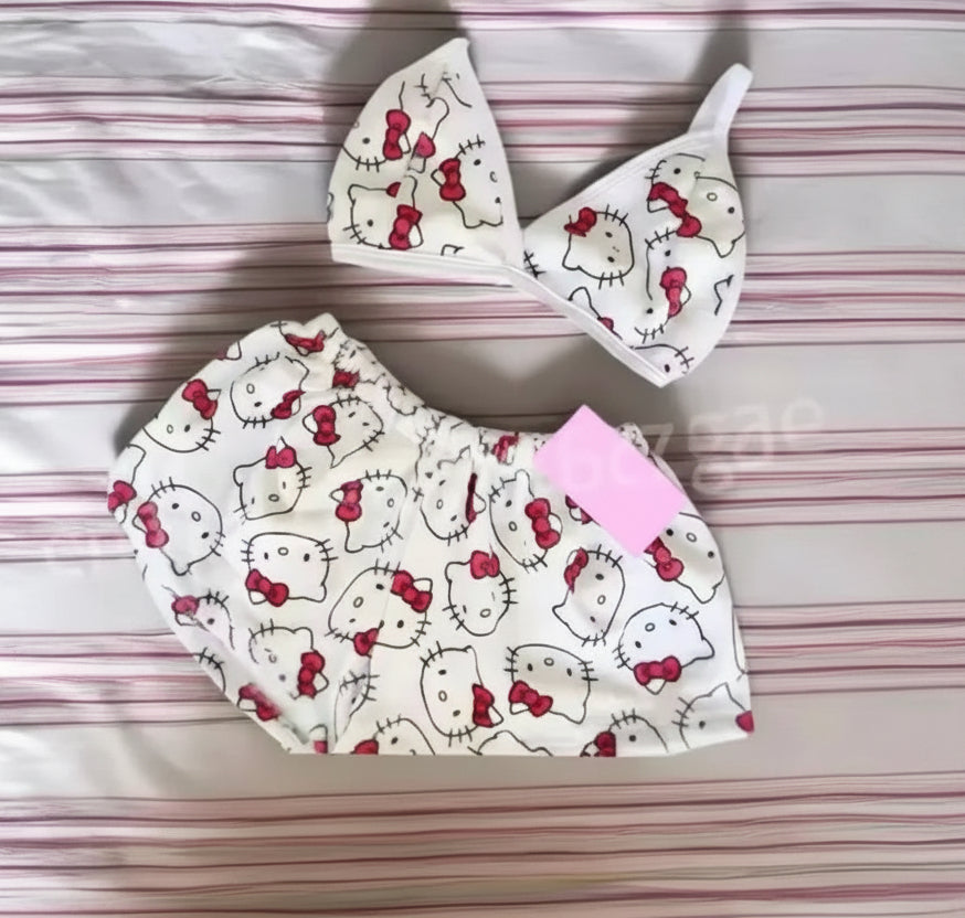 Hello Kitty Cosy White Two Piece