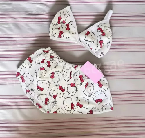 Hello Kitty Cosy White Two Piece