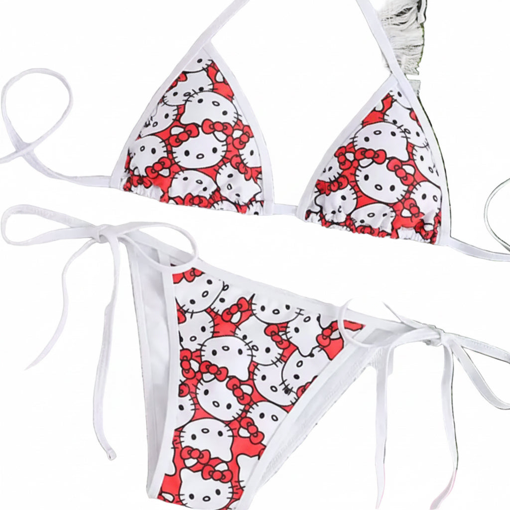 Hello Kitty Red Bikini