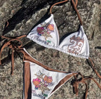 Hello Kitty Brown & White Bikini