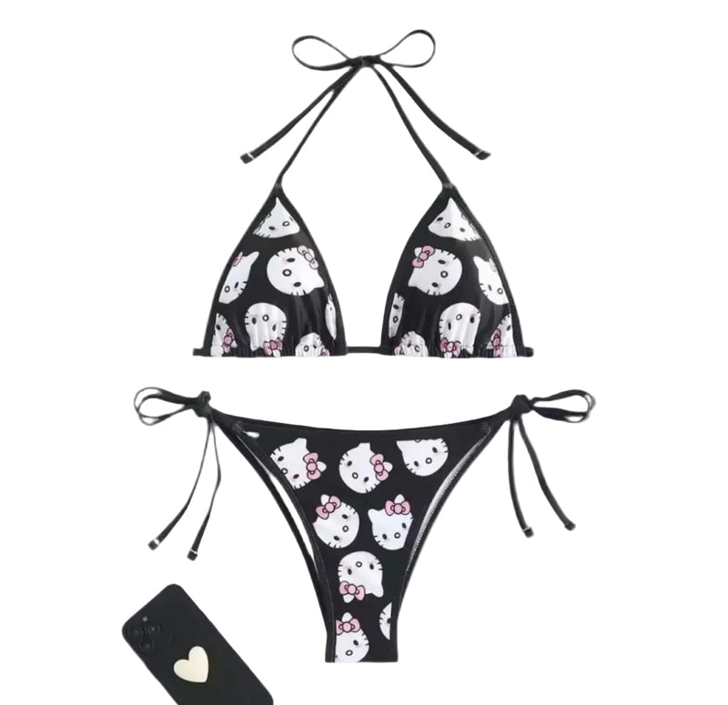 Black Hello Kitty Bikini
