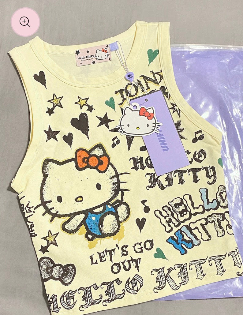 Hello Kitty Sleeveless Tank Top