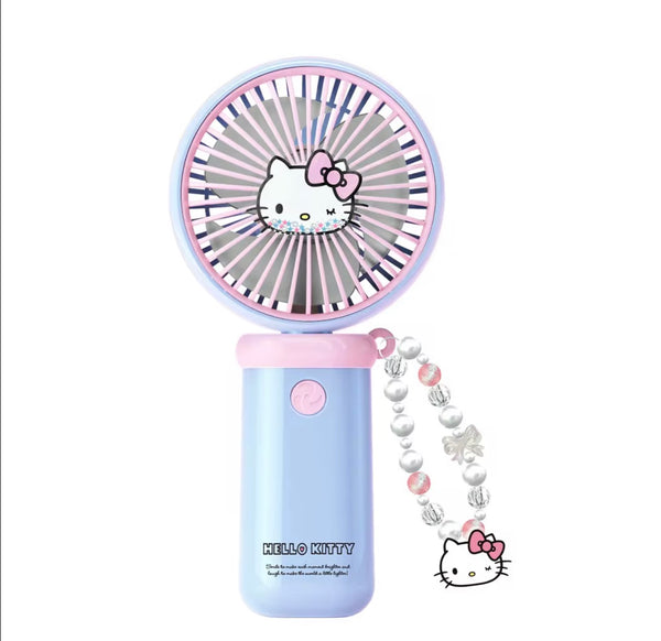 Blue Hello Kitty Handfan