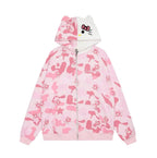 Pink Hello Kitty Camouflage Hoodie