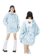 Hello Kitty Blue Camouflage Hoodie