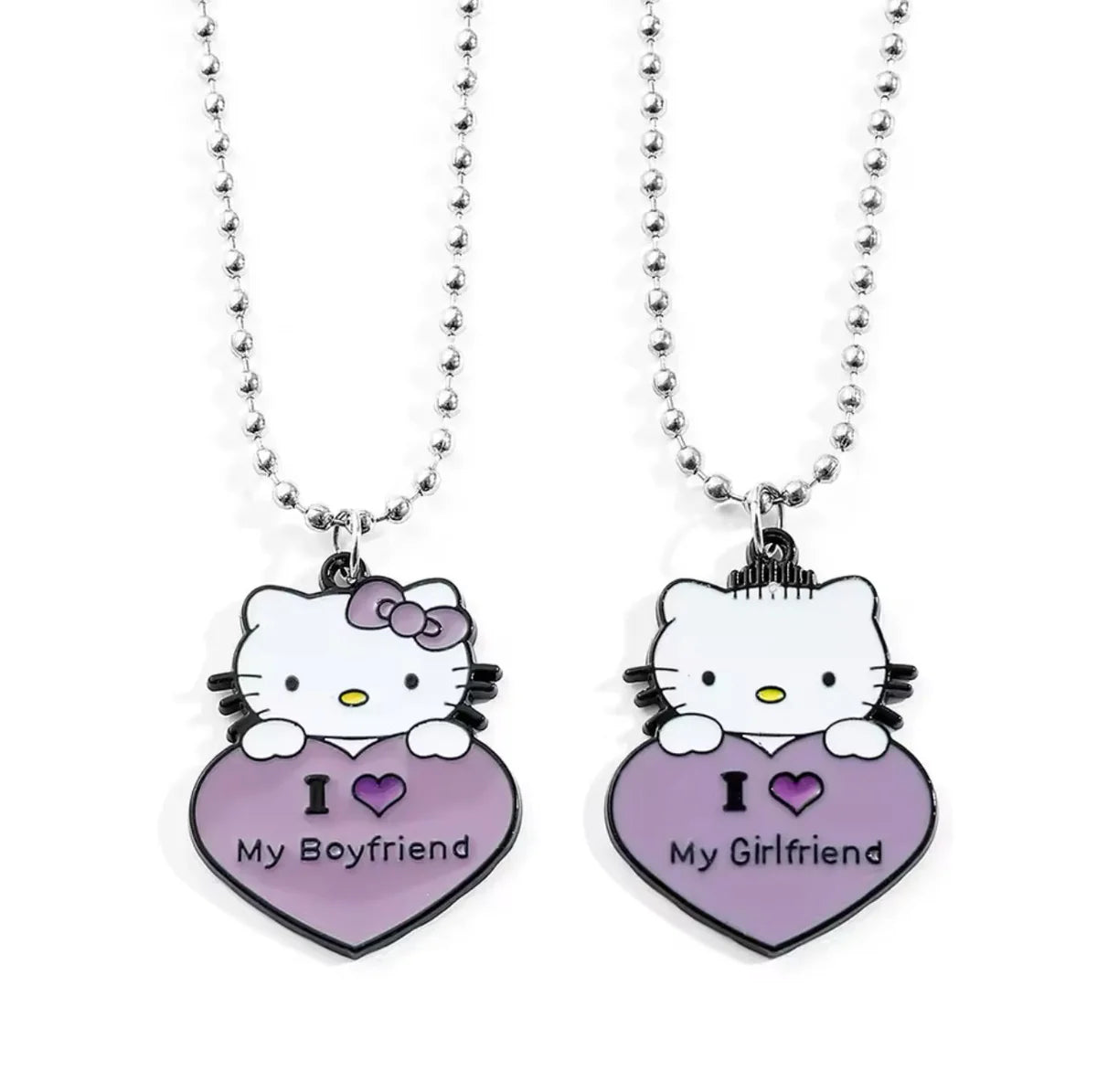 I Love My Boyfriend/Girlfriend Matching Necklace