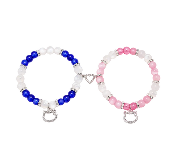 Blue and Pink Hello Kitty Bracelets