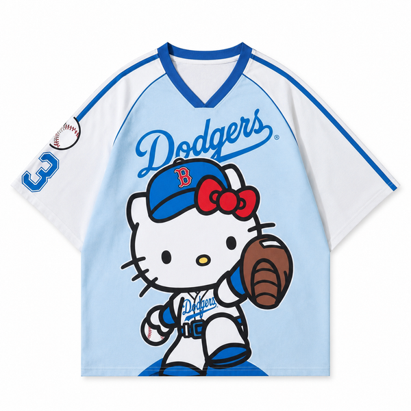 Blue Hello Kitty Jersey