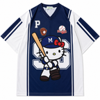 Navy Blue Hello Kitty Jersey