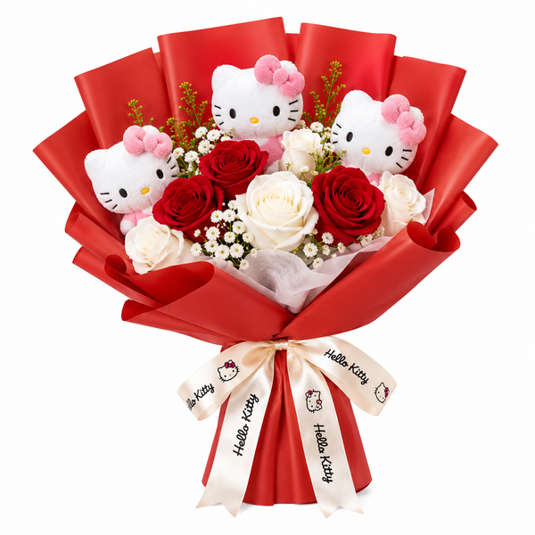 Hello Kitty Red Bouquet