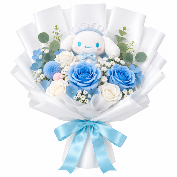 Cinamoroll Blue & White Bouquet