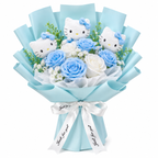 Hello Kitty Light Blue & White Bouquet