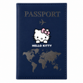 Dark Blue Hello Kitty Passport Holder