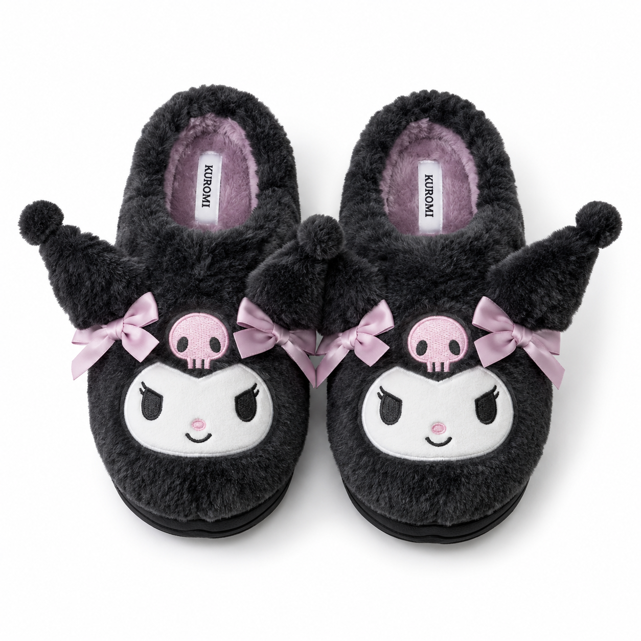 Black Kuromi Slippers