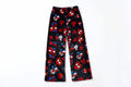 Hello kitty and spiderman black pyjama pants