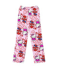 hello kitty and spiderman pink pyjamas