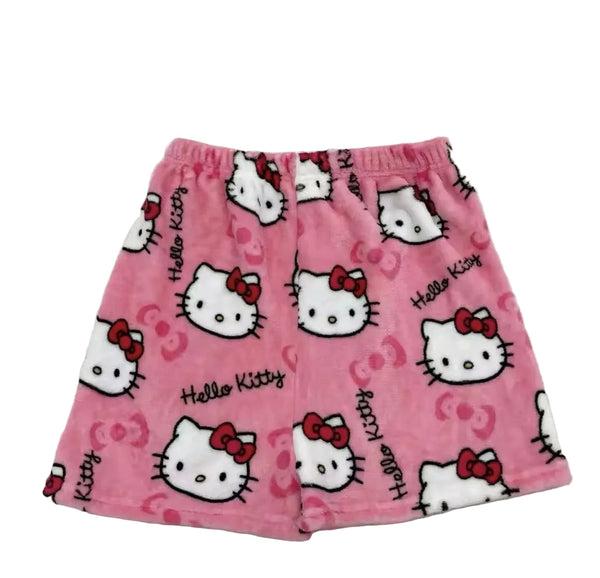 Pink hello kitty pyjama shorts