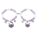 Hello Kitty Matching Purple Bracelets