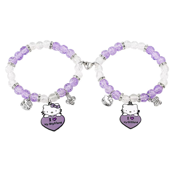 Hello Kitty Matching Purple Bracelets