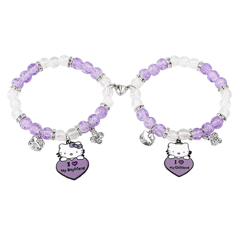 Hello Kitty Matching Purple Bracelets