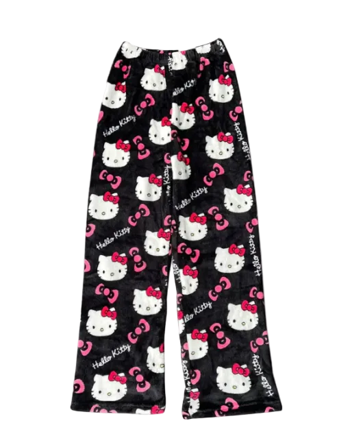 Black HK Pyjama Pants