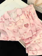 Pink Silk Hello Kitty Pyjamas